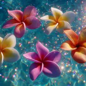 RADIANT PLUMERIA BLOOMS 2